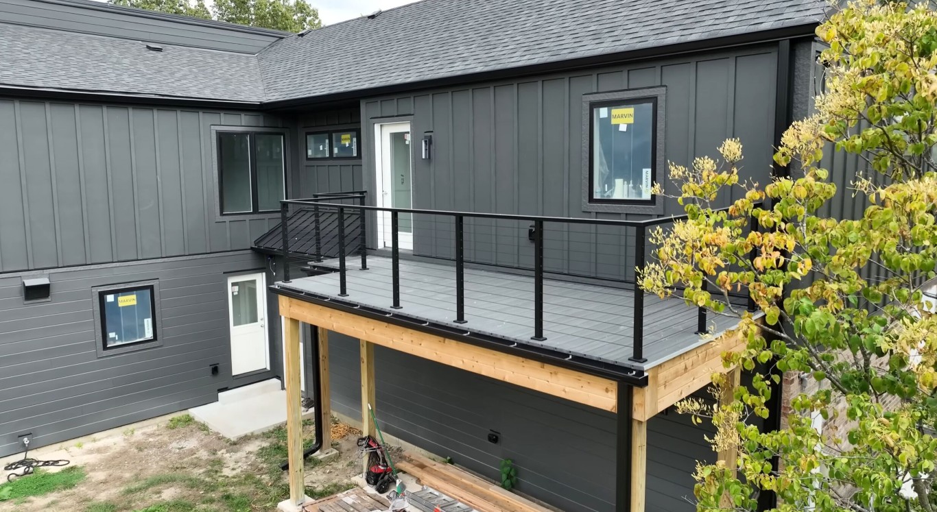Composite deck installation in Florence-Graham, CA